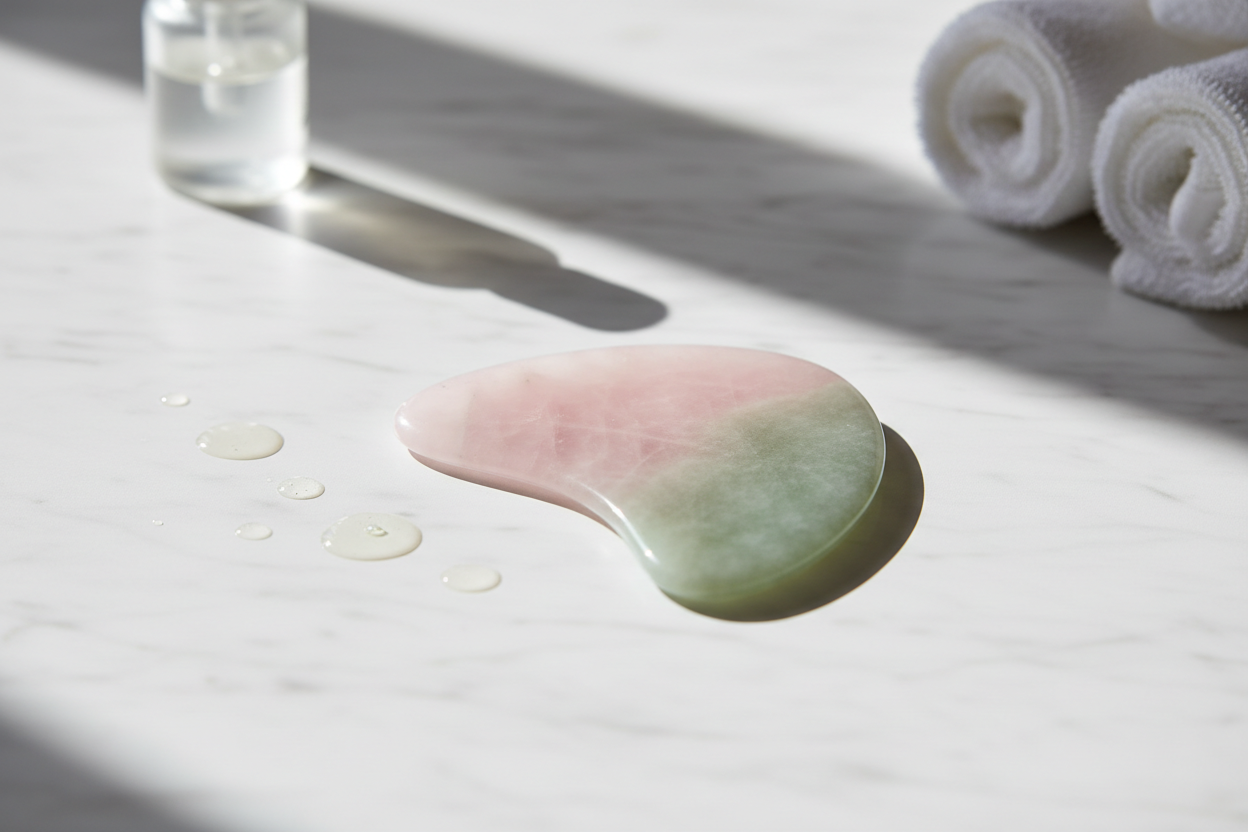 Qué es el gua sha facial: beneficios y cómo usarlo